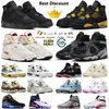 Jumpman 4 8 Scarpe da basket 4s 8s Black Cat Thunder Bred Reimagined Olive Frozen Moments Sail Military Nero Mi Casa Uomo Donna Trainer Sport Sneakers Taglia 36-47