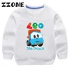 Felpe per bambini Leo The Truck Tv Show Cute Cartoon Bambini Felpe con cappuccio Baby Pullover Outwear Top Primavera Autunno Ragazze Ragazzi Vestiti 231229