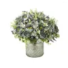 Dekorativa blommor utsökta simulerade eleganta konstgjorda Peony for Home Wedding Party Decor Realistic Faux Floral Bridal