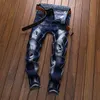 Men Jeans Jean Homme Pantalon Ripped Slim Denim Trousers Biker High Quality Male Straight Casual Designer Streetwear Moda Hombre 2312129