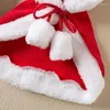 Trajes de gato traje de natal outono inverno quente manto santa rena cosplay engraçado pet capa vestir roupas adereços decoração atacado