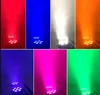 4 pezzi molto LED piatto Par7x12W / RGBW 7x18W RGBWA + luce UV DMX512 6-10CH luce da palco stroboscopio per l'intrattenimento domestico palcoscenico professionale