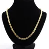 Stainless steel Gold Byzantin Chain Men's Women's Unisex Fashion Necklace Charm246z