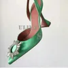 Grande festa de girassol sandálias mulher verão salto alto bombas femininas apontou designer sapatos sexy stiletto sapato de casamento 231228