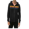 2023 Hoodys Hoodies Hoodies Hoodie Femmes Black White Rainbow Sweatshirts Pocket Zip Up Ladies couple Sweat-shirt Sweat-shirt L o e