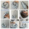 Sacs rétro Denim Hobos d'épaule pour femmes Sac de mode Design Fashion Messel Sacs de messager Simple Small Clutch Purse Hands Sacs