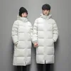 -20 ° C Down Jacket Men Long Jackets Winter Warm Lightweight White Duck Down Coats Homens Streetwear Overcoats Roupas Femininas 231228