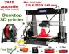 New Upgrade desktop 3D Printer Prusa i5 Size 220220240 mm Acrylic Frame LCD 15Kg Filament 16G TF Card for gift big main board 31546622