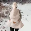 Stile coreano Autunno Inverno Passeggino Coperta Cartone animato addensato caldo Trapunta per bambini Passeggino Sacco a pelo Cinghie per bambini 231229