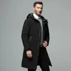 Homens longos pato para baixo casacos de inverno com capuz casual jaquetas de alta qualidade masculino ao ar livre à prova vento quente jaquetas roupas dos homens 231228