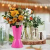 Decorative Flowers 10 Pcs Vase For Bucket Bouquet Bottom Store Supplies Support Base Packing Stand White Holder Display Stem Bride