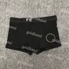 Klassiska mens casual underpants designers sexiga manliga trosor mode fast färg underkläder boxare shorts