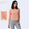 Lu Align Lu Yoga Sport Sleeve vnazvnasi women fitness top long sports shirts useled uped clude feeling cime dry workout tops for women ll lemon