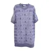 Muui Nanyou 24早春Miu Home High Edition Dress Womens Lazy Wind Contrast Retter Round Nec