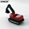 Ungh 4st Set Mini Alloy Diecast Engineering Car Vehicle Excavator Truck Model Education Toy For Children Boy Birthday Present 231228