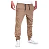 Men's Pants Men Casual Joggers Solid Colors Cargo Sweatpants Male Multi-pocket Jogging Trousers Sportswear Hip Hop Harem Pants#g3