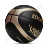 Tamanho fundido 5 6 7 basquete preto ouro pu ao ar livre bola interior jovem homem jogo treinamento basketalls saco de bomba de ar livre 231229