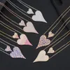 Moederdag Cadeau Trendy Sierlijke Initial Chokers Ketting Gepersonaliseerde Hart Stapelbare Kettingen voor vrouwen vriendin Vrouw gif241g