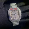 럭셔리 남성 시계 Moissanite Mosang Stone Diamond Watch Movement Watches Men Top Montre de Luxe Wristwatch 기계 자동 904L 04