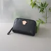 Top Fashion designer zipper wallets luxurys Men Women zipper leather bags Classic clutch Head wallet coin Black Purse Handbags