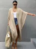 Damen Bademode Strand Cover Up Frauen Solid Badeanzug Cape Lose Sommer Selbstgürtel Kimono Wickelkleider Beachwear Sales