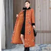 Vêtements ethniques 2023 Style national Femmes Robe Vintage Automne Hiver Coton et veste Cheongsam chinoise épaissie