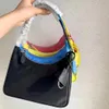 Mulheres de luxo homem praia sacos de nylon alça de alta qualidade designer crossbody hobo tote bolsa bolsa bolsa de axilas senhora mens mensageiro carteira moda verão bolsa de ombro