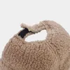 Autumn Winter Plush Baseball Cap For Women Solid Color Soft Warm Lamb Wool Hip Hop Visor Sun Hats Men 231228