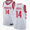 مخصصة للنساء من الرجال الشباب أطفال Houston''Rockets''14 Gerald Green 15 Clint Capela Green Camo Black White Blue Red Retro Baskety Jersey