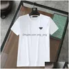 T-shirts pour hommes T-shirt pour hommes Femmes Designer Loose Top Chemise décontractée Vêtements de luxe Rue à manches courtes S Drop Livraison Vêtements Tees Dh6Q3