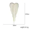브로치 창조적 인 우아한 여자 화려한 크리스탈 체인 술집 하트 브로치 핀을위한 남자 남자 한국 패션복 셔츠 보석