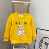 Tasarımcı Çocuk Sweatshirts Bebek% 100 Pamuk Hoodies Çocuk Hooded Erkek Kız Kızlar Sevimli Ayı Sweaters Toddler Bahar Kış Uzun Kollu Çıkışlar Sasakids CXD2312294