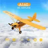 Wltoys a160 planador sem escova 3d/6g, imagem de cinco vias, máquina real, asa fixa, modelo controlado por rádio, aeronave de brinquedo, presente para crianças 231228