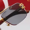 Neue Designer-Sonnenbrille für Männer und Frauen, luxuriöse Sonnenbrille mit vergoldetem quadratischem Rahmen, Outdoor-Straßenparty, Retro-Modebrille, polarisierte Brillen2