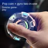 ADDODICATION 2in1 EDC Metal Pushing Card Hand Spinner Papa Coin vuxna Creative Fidget Toys Stress Reliever Intruder 231229