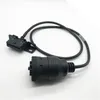 Teka J1939 9-pins mannelijke connector waterdichte connector naar universele OBD2 vrouwelijke 16-pins verlengkabel