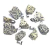Pendentif Colliers 15pcs irrégulier naturel minerai brut pierre oeil de tigre fluorite agates guérison cristal quartz charmes pour la fabrication de bijoux