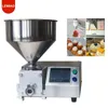 Automatisk puffkakafyllmedel Högkvalitativ syltfyllningsmaskin Electric Churros Donut Injicera Making Machine