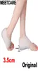 Original 1Pair Invisible Height Increase sock gel Insole 25 To 35CM Heels Gel Socks Plantar Fasciitis Brace Relieves Foot Pain4199323