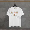 Męskie projektanty koszulki letnie gu koszulki luksusowe marka T koszule męskie damskie krótkie rękawowe topy streetwearne szorty