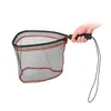 Filet de pêche flottant pour saumon, mouche, Kayak, poisson-chat, bar, truite, revêtement en caoutchouc, atterrissage 231229