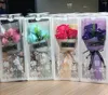 Decorative Flowers Home Decorations Valentine's Day Gift Boxed Mother's Soap Flower Artificial Rose Bouquet 3 Heads