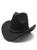 Zimowe kobiety mężczyźni czarna wełna fedora kapelusz chapeu zachodni kowbojowy dżentelmen Jazz sombrero hombre cap elegancka lady cowgirl hats 22027111922