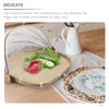 Dinnerware Sets Decorate Guard Fruit Containers With Lids Covers For Outside Bamboo Bread Storage Basket