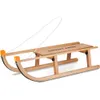 Houten opvouwbare kinderslee met hout behandeld met een ijsbestendige coating, bestand tegen barre weersomstandigheden 231228