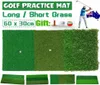 60x30 cm Golf Mat Swing Stick Practice Hiting Nylon Long Grass Ball Ball Tee Inomhus Utomhus Training AIDS Accessory Hem Gym Fit9164955