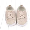 Suefunskry Kleinkind Baby Jungen Mädchen Mokassins Turnschuhe zum Binden Weiche Sohle Flache Schuhe Prewalker Anti-Rutsch-Walker First Walkers