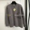 Mulheres malhas de lã topo tripulação pescoço manga longa malhas inverno quente solto pullovers designer impressão camisola