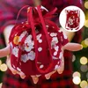 Dinnerware Kimono Purse Bag Japanese Style Tote Birthday Bags For Presents Drawstring Pouch