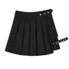 تنانير جديدة Y2K Streetwear 2023 Women Fashion Summer Skirt Plaid Mini Plaine Skirt Punk Gothic High Weist Female Mini Shorts